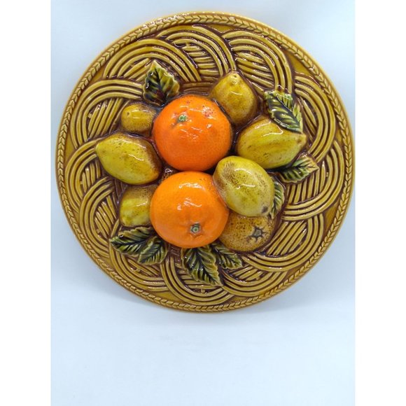 Vintage 60s INARCO Japan fruit wall hanging display decor - Picture 8 of 12